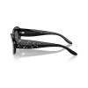 Giorgio Armani Gafas de sol rectangulares negras para mujer AR8213BU5001B