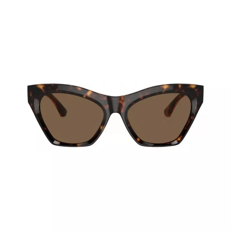 Burberry BE4420U300273 Gafas de sol de mujer, cuadradas, montura Dark Havana, lentes marrones degradadas, 55mm