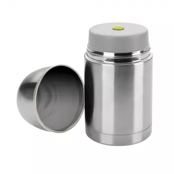 IBILI Termo de acero inoxidable con aislamiento al vacío para alimentos 800 ml