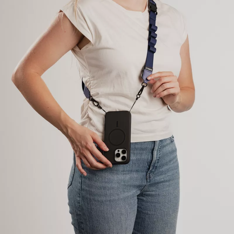 OtterBox Correa 2 en 1 para hombro y muñeca para bolso de transporte - Denver Dusk Purple (77-97060)
