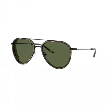 Emporio Armani Gafas de sol rectangulares de hombre EA2163-300171 negras/grises 56mm