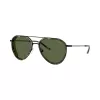 Emporio Armani Gafas de sol rectangulares de hombre EA2163-300171 negras/grises 56mm