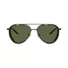 Emporio Armani Gafas de sol rectangulares de hombre EA2163-300171 negras/grises 56mm