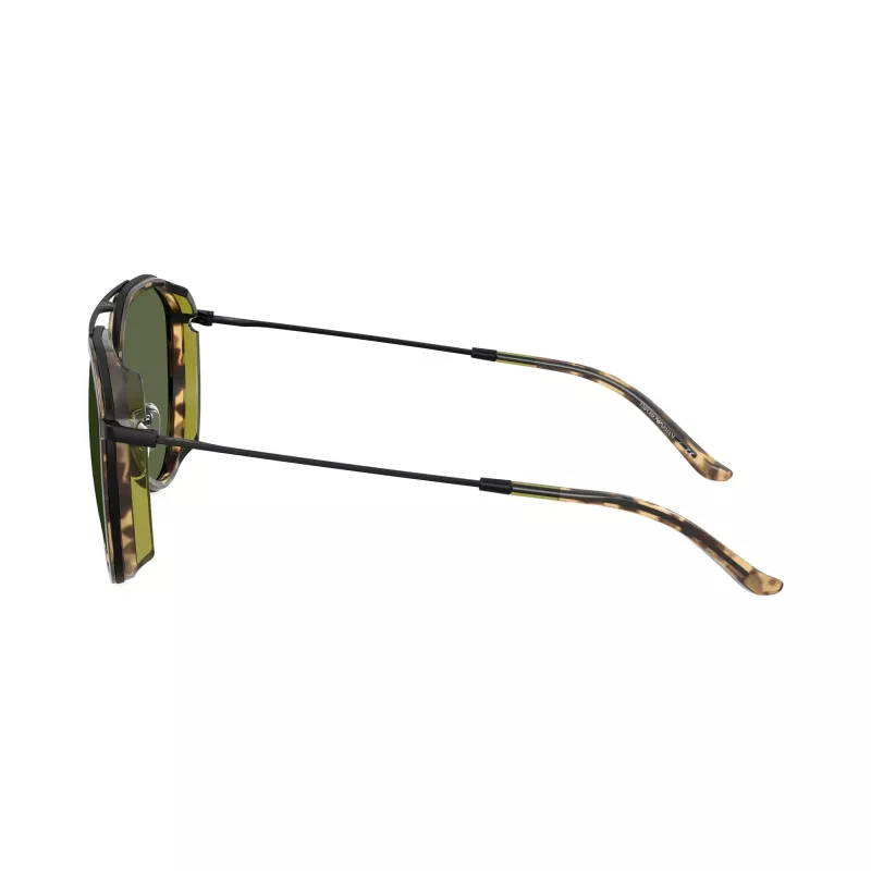 Emporio Armani Gafas de sol rectangulares de hombre EA2163-300171 negras/grises 56mm