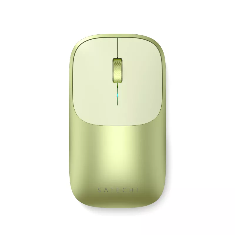 Satechi Slim EX Mouse – Ratón inalámbrico para dos dispositivos (Citrus)