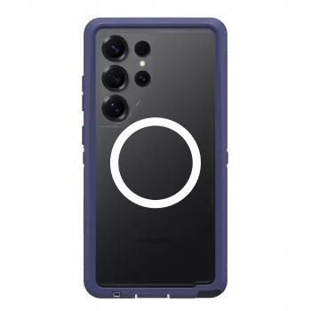 OTTERBOX Defender XT Funda transparente MagSafe para Samsung Galaxy S25 Ultra – violeta (Thistle Purple) 77-97585