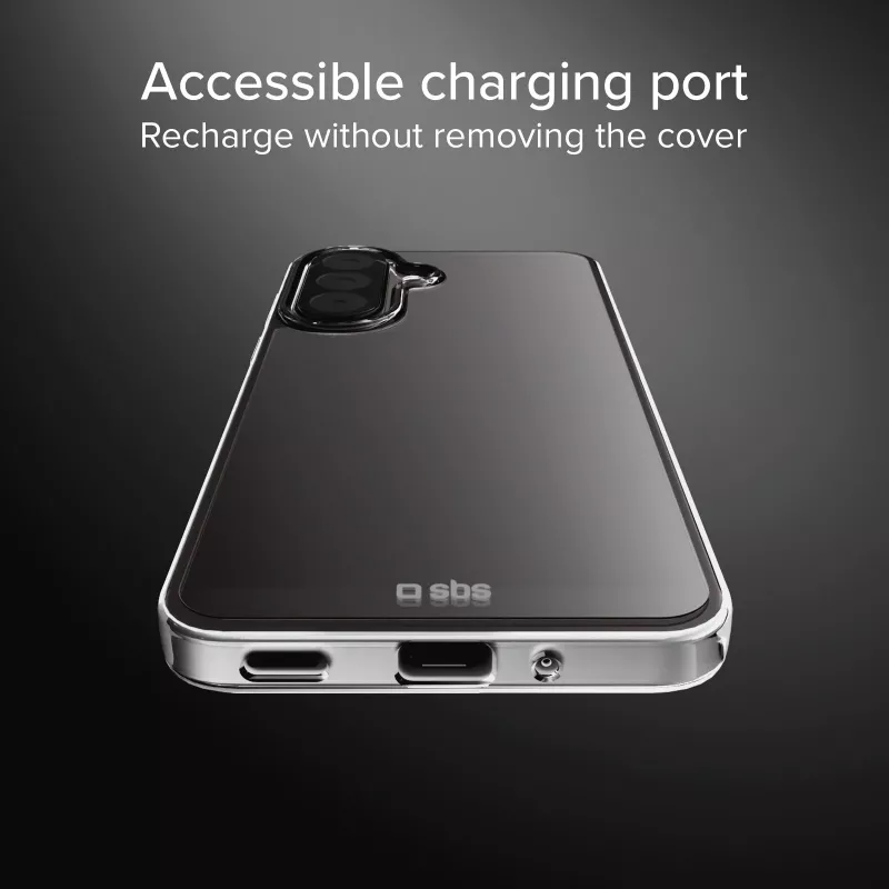 SBS Mobile Funda trasera de TPU transparente para Samsung Galaxy A37 TED3OCOVSAA37