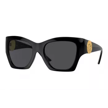 Versace VE4452 GB1/87 Gafas de sol de mujer Cat-Eye Negro/Gris 54mm