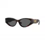 Versace VE4454-542987 Gafas de sol de mujer Cat-Eye, Havana/Gris oscuro, 55mm