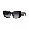 Burberry BE4410-30018G Gafas de sol de mujer – Montura negra, lentes gris degradado, 52mm
