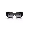 Burberry BE4410-30018G Gafas de sol de mujer – Montura negra, lentes gris degradado, 52mm