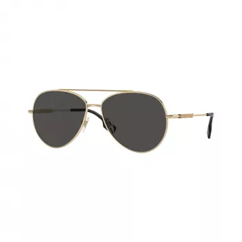 Burberry Gafas de sol de mujer BE3147 Cat-Eye, montura Havana marrón oscuro, lentes marrón degradado, 58mm BE3147-110987