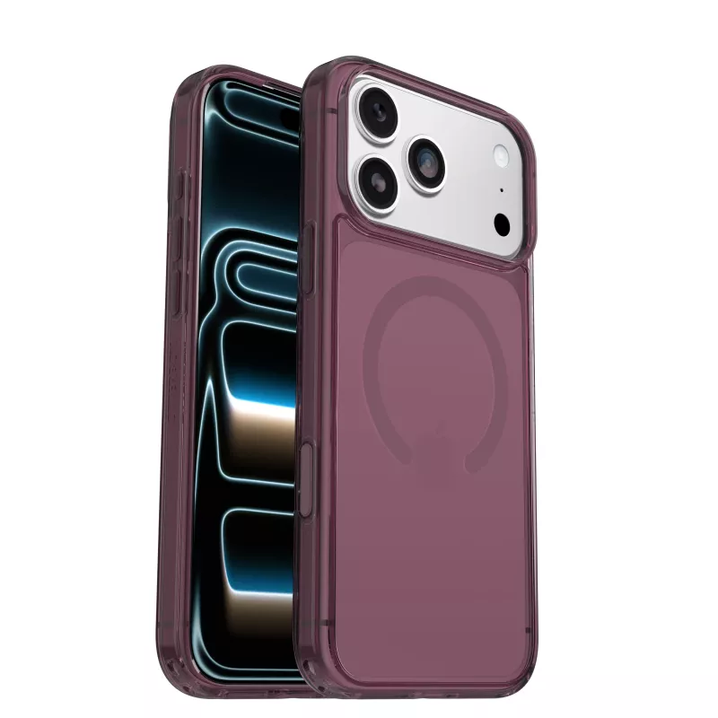 OtterBox Symmetry Clear MagSafe Camera Control Funda para iPhone 17 Pro Max Rosa (77-98872)