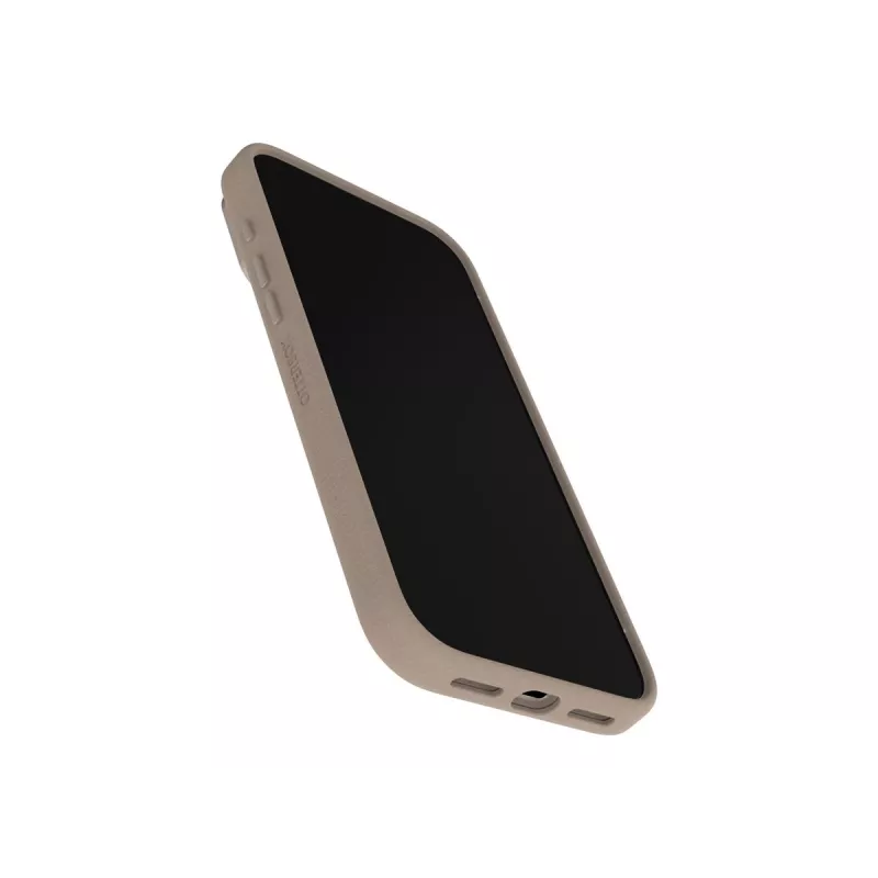 OtterBox Symmetry Series Funda trasera para Apple iPhone 17 Pro Max – Compatible con MagSafe – Piel de cactus, imán, poliuretano – Gray Comfort (Beige) 77-99073