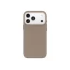 OtterBox Symmetry Series Funda trasera para Apple iPhone 17 Pro Max – Compatible con MagSafe – Piel de cactus, imán, poliuretano – Gray Comfort (Beige) 77-99073