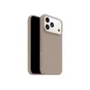 OtterBox Symmetry Series Funda trasera para Apple iPhone 17 Pro Max – Compatible con MagSafe – Piel de cactus, imán, poliuretano – Gray Comfort (Beige) 77-99073