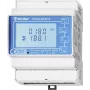 Finder 7E.85.8.400.0212 Contador de energía digital monofásico, 230 V AC, 40 A, carril DIN, 1 módulo, salida de impulso S0