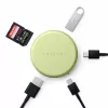 Satechi OntheGo Adaptador multipuerto 5 en 1 - Hub USB-C con HDMI 4K, USB-C 5Gbps, USB-A 5Gbps, lector de tarjetas SD, 60W PD Pass-through (Citrus)