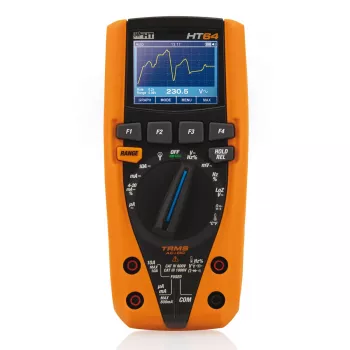 HT Instruments HT64 Multímetro digital con registrador de datos, True RMS, CAT III 1000V / CAT IV 600V, 6000 Counts 1010340