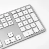 Matias teclado USB-C con cable para Mac – plata – versión U.S. (FK316CS)