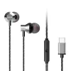 AIWA ESTM-50USB-C/SL Auriculares in-ear estéreo con micrófono, USB-C, Plata