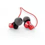 AIWA ESTM-50USB-C/RD Auriculares estéreo intraurales con micrófono, USB, rojo