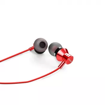 AIWA ESTM-50USB-C/RD Auriculares estéreo intraurales con micrófono, USB, rojo