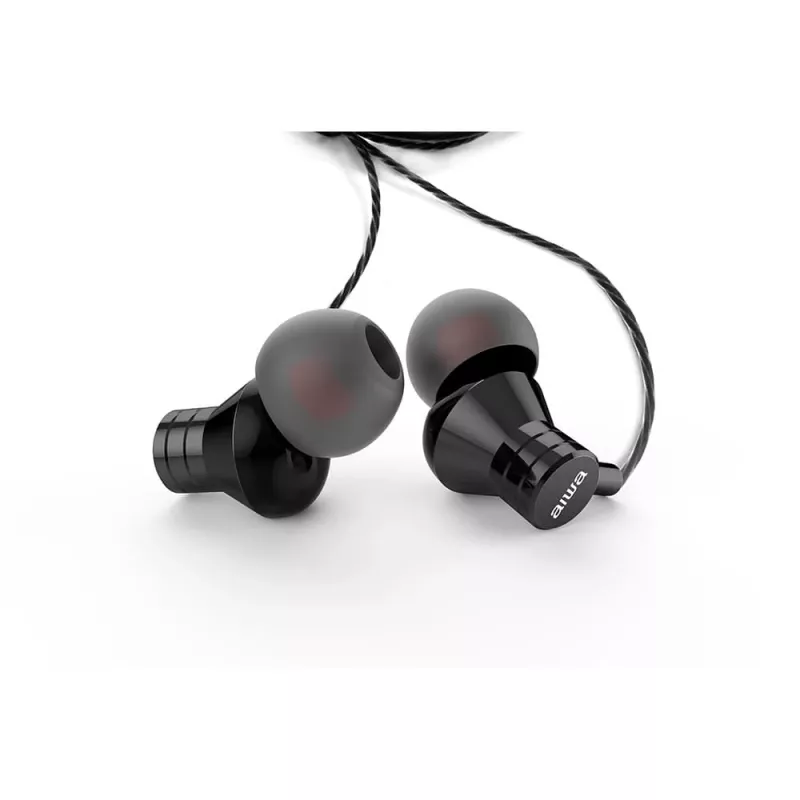 AIWA ESTM-50USB-C/BK Auriculares in-ear estéreo con micrófono, USB-C, Negro