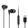 AIWA ESTM-50USB-C/BK Auriculares in-ear estéreo con micrófono, USB-C, Negro