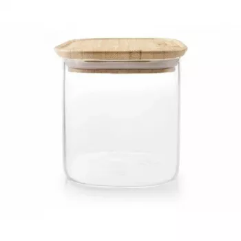 IBILI Recipiente rectangular hermético para alimentos de 800 ml con tapa, sin BPA, transparente