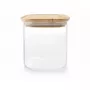 IBILI Recipiente rectangular hermético para alimentos de 800 ml con tapa, sin BPA, transparente