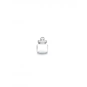 IBILI Recipiente para Alimentos 650 ml Rectangular Polipropileno con Clips Azules