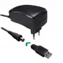 Vivanco Fuente de alimentación universal AC/DC 27W con 7 conectores DC y conexión USB VVITADAPT27WUN
