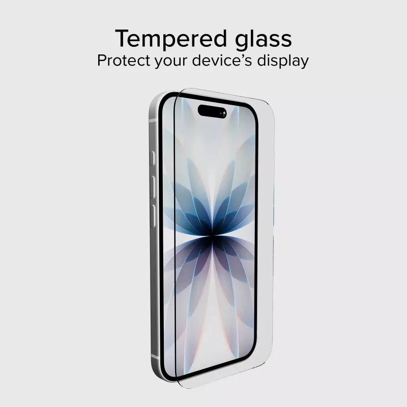 SBS Mobile protector de pantalla de cristal templado para Apple iPhone 17 / 17 Pro / 16 Pro TESCRGLIP1763