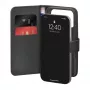PURO funda tipo libro para iPhone 17 Pro, piel eco negra con 2 compartimentos para tarjetas PUIPC17P63BOOKC8BLK