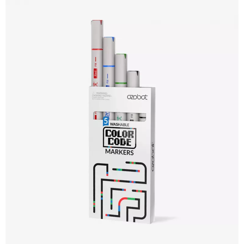 Ozobot rotuladores lavables de colores para robot (30002MRK)