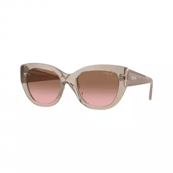 Vogue VO5567S gafas de sol mujer cat-eye transparente rosa / marrón claro degradado 52mm VO5567S299014