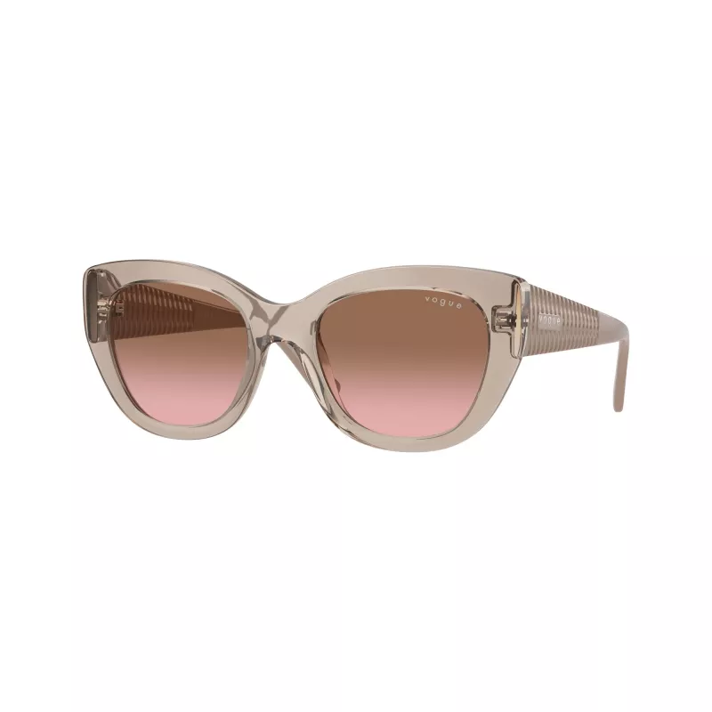 Vogue VO5567S gafas de sol mujer cat-eye transparente rosa / marrón claro degradado 52mm VO5567S299014