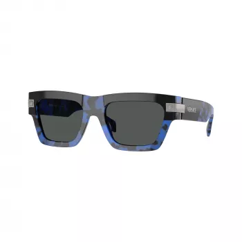 Versace VE4464-545887 Gafas de sol Cat-Eye mujer, Negro/Gris, 55mm
