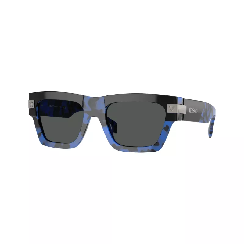 Versace VE4464-545887 Gafas de sol Cat-Eye mujer, Negro/Gris, 55mm