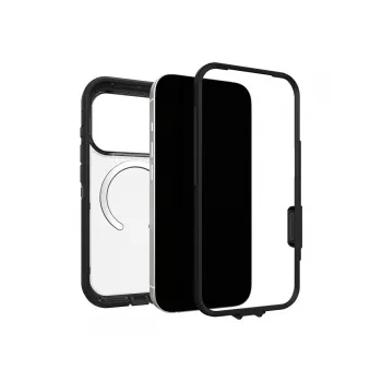 OtterBox Defender Series XT Clear Camera Control Funda para Apple iPhone 17 Pro – Transparente/Negro 77-98518