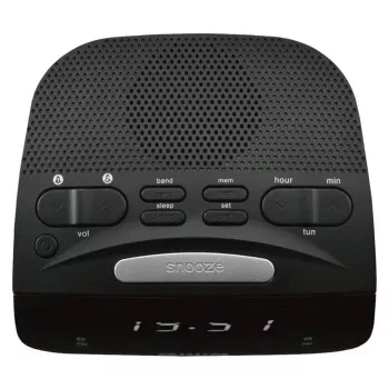 AIWA CR-15 Radiodespertador digital, negro