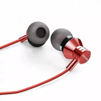Auriculares estéreo in-ear AIWA ESTM-50RD con micrófono, rojo