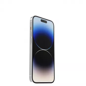 Protector de pantalla OtterBox Trusted Glass para Apple iPhone 14 Pro Max – cristal templado, transparente, dureza 9H, antimicrobiano, oleófobo, instalación sencilla con Screen Machine 77-88923