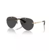 Burberry BE3151 gafas de sol de mujer cat-eye, montura havana marrón oscuro, lentes degradadas marrones, 60mm BE3151-110987