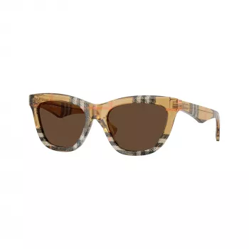 Burberry BE4435-414673 gafas de sol de mujer, montura negra, lentes gris oscuro, 53/18/140 mm