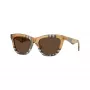 Burberry BE4435-414673 gafas de sol de mujer, montura negra, lentes gris oscuro, 53/18/140 mm