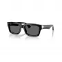 Burberry BE4443-300187 gafas de sol de mujer, montura negra, lentes grises, 55/20/145 mm