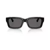 Burberry BE4443-300187 gafas de sol de mujer, montura negra, lentes grises, 55/20/145 mm