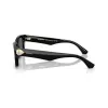 Burberry BE4443-300187 gafas de sol de mujer, montura negra, lentes grises, 55/20/145 mm